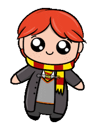 Harry Potter Ron Sticker by Capivarinha