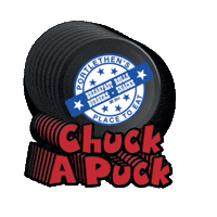 Chuck A Puck Sticker by Aberdeen Lynx Ice Hockey