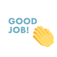 Congratulations Good Job Sticker by Itch Creatives