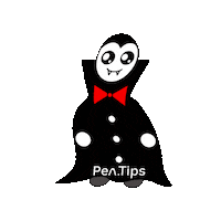 Trick Or Treat Halloween Sticker by Pen.Tips