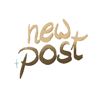 Post Sparkle Sticker by Manufakturica