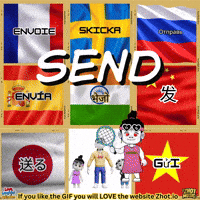 Message Send GIF by Zhot Music