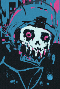 Glitch Screaming GIF