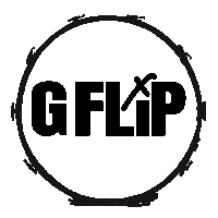 gflipdrums music australia queer drums Sticker