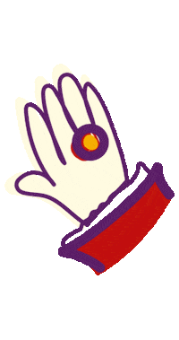 HetdorpvanSinterklaas hand ring december sinterklaas Sticker