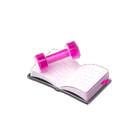 Pink Workout Sticker by ohseven