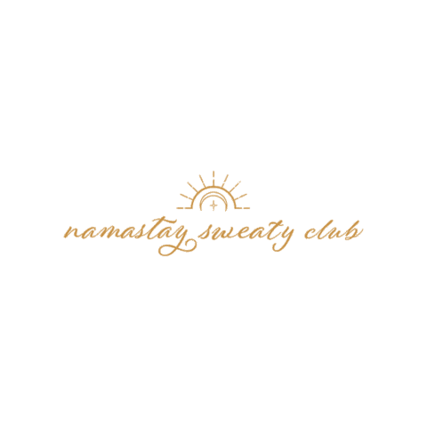 namastaywithtay giphygifmaker sweaty homeworkout fitnessjourney Sticker