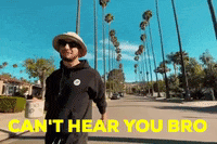 Cant Hear You Palm Trees GIF by Alec King