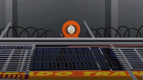 turning kenny mccormick GIF by South Park 