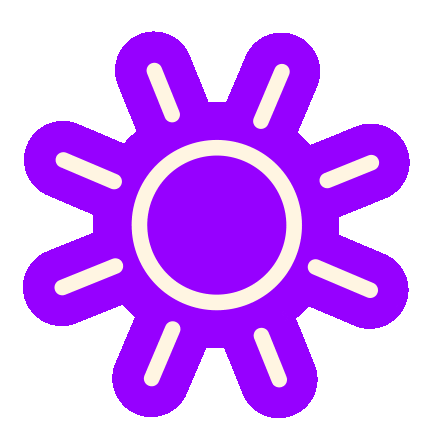 Out Of Office Sun Sticker by Las Vegas