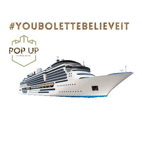 Popupentertainment giphyupload popupentertainment iampopup youbolettebelieveit Sticker