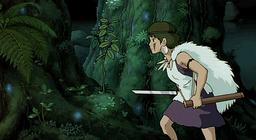 princess mononoke ghibli GIF