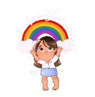 Rainbow Love Sticker