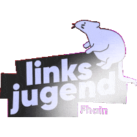SolidBerlin solid friedrichshain linksjugend ratte Sticker