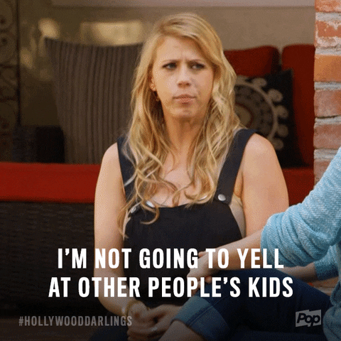 jodie sweetin im not going to yell at other peoples kids GIF by Pop TV
