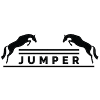 Horse Jumping Sticker by dapplebay