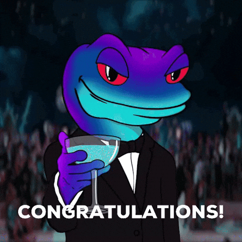 Congrats Congratulations GIF by snek
