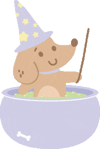 Dog Halloween Sticker