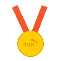 Gold Medal Running Sticker by PUMA