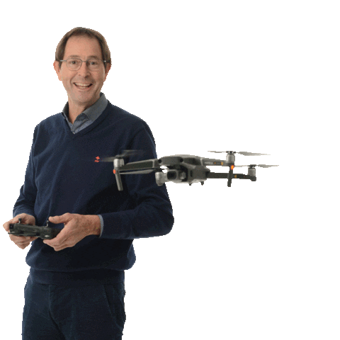 Drone John Sticker by Kuenen Makelaardij