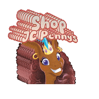 Jc Penny Sticker by Afro Unicorn
