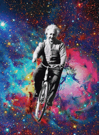 albert einstein GIF