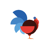 Turkey Sticker by Koopeenkoe