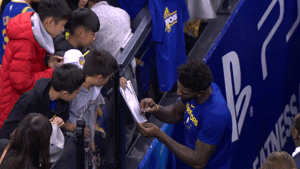 Signing Golden State Warriors GIF by NBA