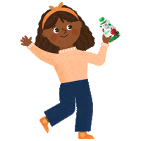 onceuponafarm woman mom waving mother Sticker