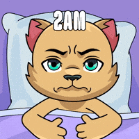 Tired Too Late GIF by Kabu