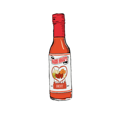 MarieSharps sauce hot sauce belize habanero Sticker