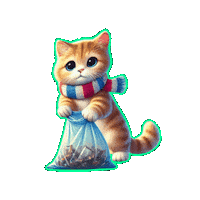 Cat Cleanup Sticker by Natur-Clean-up