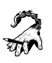 Bubka_Antwerp hand tattoo pencil write Sticker