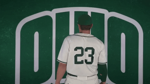 Baseball College GIF by Ohio Bobcats
