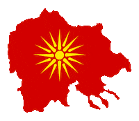 Flag Macedonia Sticker by StreamMk