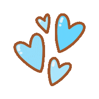 I Love You Hearts Sticker