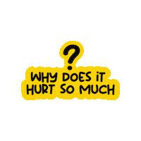 Sad Question Sticker