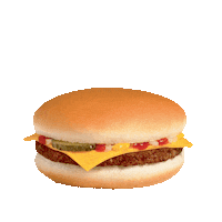 mcdonalds hamburger STICKER by imoji