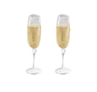 Cheers Celebrate Sticker by Royal Lancaster London