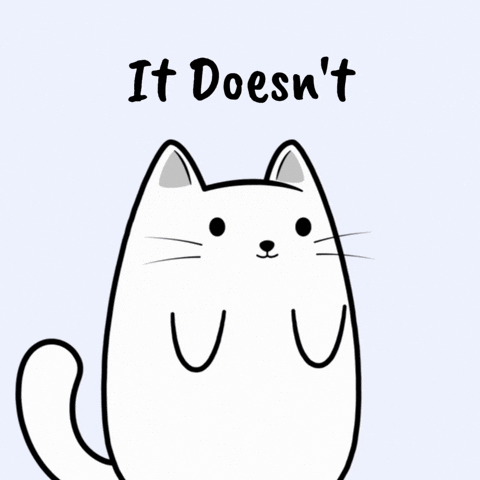 White Cat Whatever GIF by MESA My Emotional Support Animal