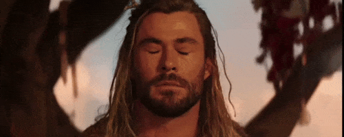davidhills thor awoken love and thunder thor awaken GIF