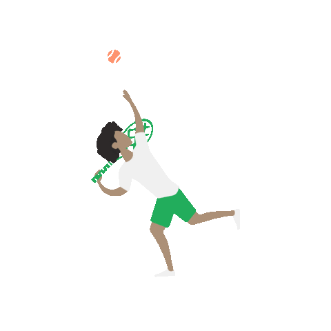 Sport Serve Sticker by MATCHi