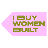 BuyWomenBuilt bwb buywomenbuilt buy women built she built this Sticker