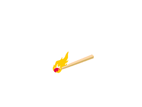 Fire Burning Sticker by pyroweb