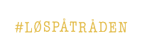 Loespaatraaden loespaatraaden løspåtråden løs på tråden loes paa traden Sticker