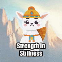 Strength Wisdom GIF by Llamaozi