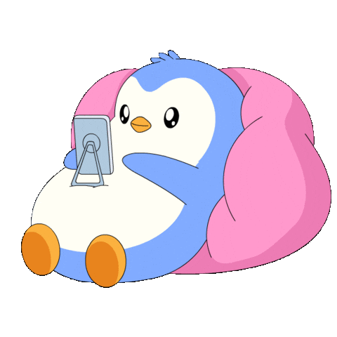 Chill Looking Sticker by Pudgy Penguins