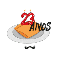 Happy Birthday Pastel Sticker by Frei Pastelaria