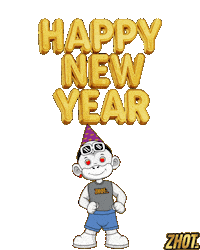 New Yea Sticker by Zhot