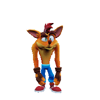 Confused 3D Sticker by Crash Bandicoot